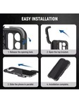 Neewer 15 Pro Cage Video Rig With Dual Handles  Quick Release 67mm Filter   