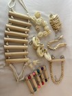 Bird Toy Cage Wood Parrot Swing Parakeets Cage Toy Parakeets Balance Swing