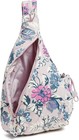 Vera Bradley Featherweight Sling Backpack - Fresh-cut Floral Lavender  new 