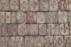 31 Letterpress Wooden  Wood Hand-carved Matrices For Type English Unique  wmt-05