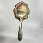Vintage Silver Plate Mirror  Hair Bush  Comb  6 Vanity Table Accessories