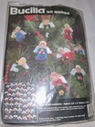 Vtg Bucilla Angels Felt Ornament Kit Xmas Appliqu   Craft 83628 Open Never Used