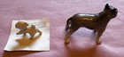 Hagen-renaker Minis   3292 Pitbull     3230 Poodle- Ceramic  Dog Figurines