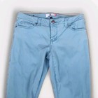 Cabi Skinny Jeans Size 8 Tidal Blue Teal Denim Soft Pants Stretch 31x30  5169 R2