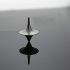 Forever Spinner Vintage Totem Accurate Spinning Top Zinc Alloy Silver Great Gift