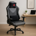 Rimiking Gaming Chair - Carbon Grey  Brand New  Ergonomic  Vibrating Seat Pillow