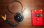 German Made Crystal Radio  heschu  W  Headset Nos 