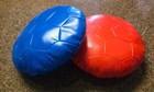  set Of 2  Lakeshore Learning Vinyl Soft Seats Red  Blue  Wipe Clean Euc