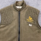 Vintage Boyt Harness Co Vest Mens Medium Fleece Vest Burnt Pine Plantation