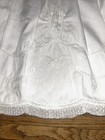 Vintage Feltman Brothers White Christening Gown   Matching Slip Hand Embroidered
