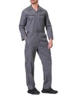 Toptie Men s Long Sleeve Action Back Coverall With Zipper Large  Navy