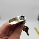 Kekab Cabinet Lock Replacement Cam Lock   2 Keys Keyed Al06 Fits Most Cabinets