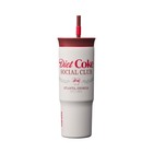 New Owala 24oz Special Le Diet Coke Social Club Stainless Steel Straw Tumbler