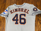 Craig Kimbrel 2025 Houston Astros Game Used Worn Road Jersey Mlb Photo Match