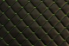 Quilted Vinyl Grain Faux Leather Upholstery Fabric Diamond   2 x2  -4mm Foam 55 