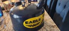 Vintage Eagle 402 Galvanized Gas Can Navy Blue gold 2 5 Gal Unused