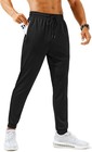 Mens Sweatpants With Zipper Pockets Lightweight Athletic Joggers For Workout