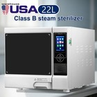22l Dental Classb Medical Autoclave Vacuum Steam Sterilizer With Printer  drying