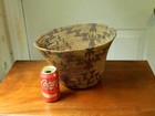 Antique Native American Indian Basket Large Bell Shaped
