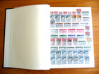 Stamp Stock Book Containing The Stamps Of Ceylon 16 Pages-32 Sides
