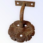 Antique Victorian Ornate Cast Iron Stair Bar Hand Rail Support Bracket