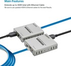 4k 400ft Hdmi Extender Cat5e cat6 cat7 Ethernet Loop-out  Ir Control  Cascading