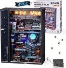 Rokr 3d Puzzle Model Parallel World Electric Mechanical Marble Run Toy Xmas Gift