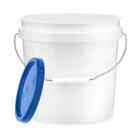1 Gallon Buckets Pails Blue Lids - Food Grade - Bpa Free Containers   Pack Of 5 