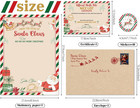 Christmas Official Letter And Certificate From Santa Claus Includes 5pcs North P
