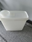 Vintage Tupperware Cereal Keeper Clear 2 Qt Storage Container  469 With Lid
