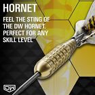 Dw Hornet Brass Metal Tip Darts  18g   Steel Tip Dart Set With Spare Flights    