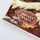 Vtg 1979 Nocona Boots Advertisement Poster Alex Rebel 19    X 22 1 2    Wolf