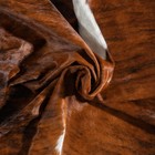 Brazilian Brindle White Belly And Backbone Cowhide Rug Size 8 1  L X 7 2  W 8963