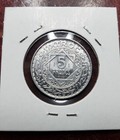 Morocco Mohammed V Aluminum Ah1370  1951  5 Francs Unc Frosty Luster 
