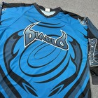 Vtg Diablo Wear    face    Paintball Jersey Blue Men s Xxl 90s Y2k Made In Canada