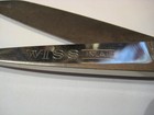 Vintage Wiss Inlaid No 127 Scissors Steel Forged Newark Nj Usa App  7  Length