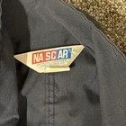 1970   s Nascar Blue Cotton Canvas Full Zip Short Sleeve Coveralls