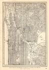 1917 Antique Manhattan City Map Vintage New York City Map Set Of 2 Maps 3118