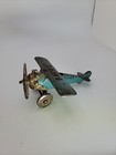 Vintage Hubley Toy Co  Cast Iron Plane    lindy    1930s