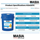 Jax Syncomp P 32 Lubricant - Iso-32 - Pao Synthetic Base 5-gal Pail - 8000 Hours