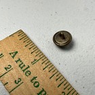 Vintage Brass Metal Button Rose Floral Design Shank 9mm Sewing Craft