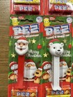 Christmas Pez Dispensers Lot Of 5 Santa  Reindeer  Nutcracker  Elf  Bear - Nib 