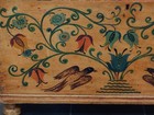 Antique Folk Art Hand Painted Blanket Chest Pennsylvania 19th C  Till Lancaster