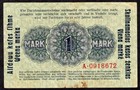 Germany Lithuania Poland Kowno 1 Mark 1918 Pr128 Xf