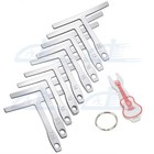 Guitar Bass Understring Radius Gauge Bridge Pin Puller Set Fret Fretboard Radian