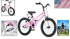 Freestyle Kids Bike With Kickstand   Water Bottle - Perfect For Young Cyclists