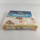 Dundee Hooded Baby Towel Woven Terry Cloth Teddy Bear Blocks Balloons Vintage