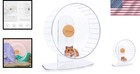 Inch Quiet Hamster Exercise Wheel Large Adjustable Height Acrylic Floor Stand