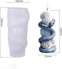 Snake Candle Mold - Animal   Bear Resin Casting Molds  Silicone Clay Jewelry Mol