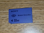 Sony 32mb Memory Stick Duo  Card   Sony Duo Adapter